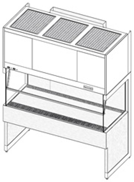 Laminar Flow Clean Benches, Vertical Flow Exhausting, CAP-412-EU