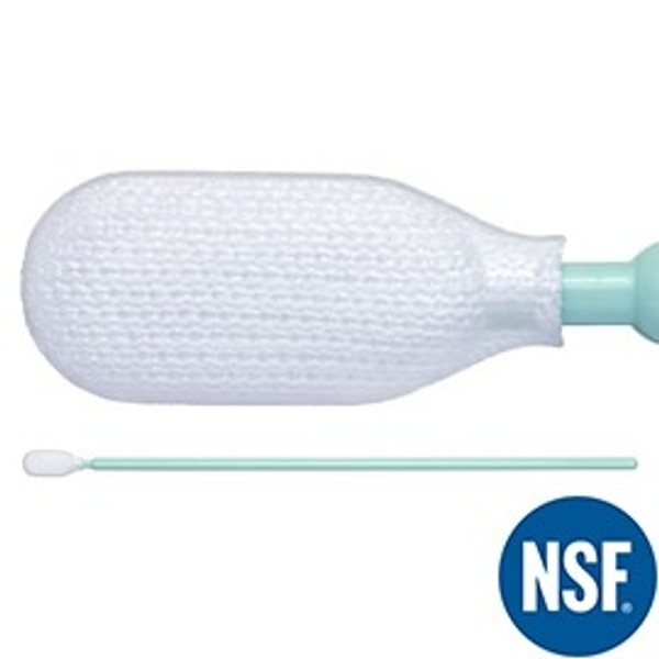 Cleanroom Swabs, Polyester Knit Tip, 6.39" Total Length, 100 Swabs Per Pack/10 Packs per Case, TX-TX761