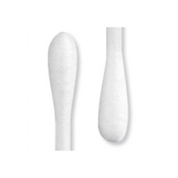 Lab Swab; Cotton Double Tip, Round/Round, 6" Paper Handle, 1000/Box,  QS-19710