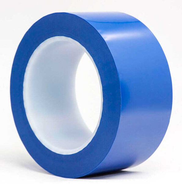 High Temperature Cleanroom Tape, Polyester, Silicon Adhesive, ISO 4 -ISO 6, Blue, Price Per Roll, WW-6571-P7D