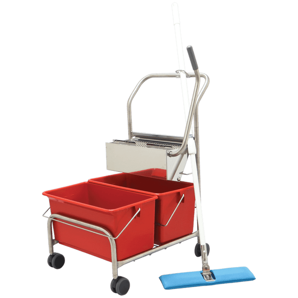 Mop Bucket Systems,: Perfex TruClean Pro Double Bucket System, (2) 22 Liter,  PF-22-2