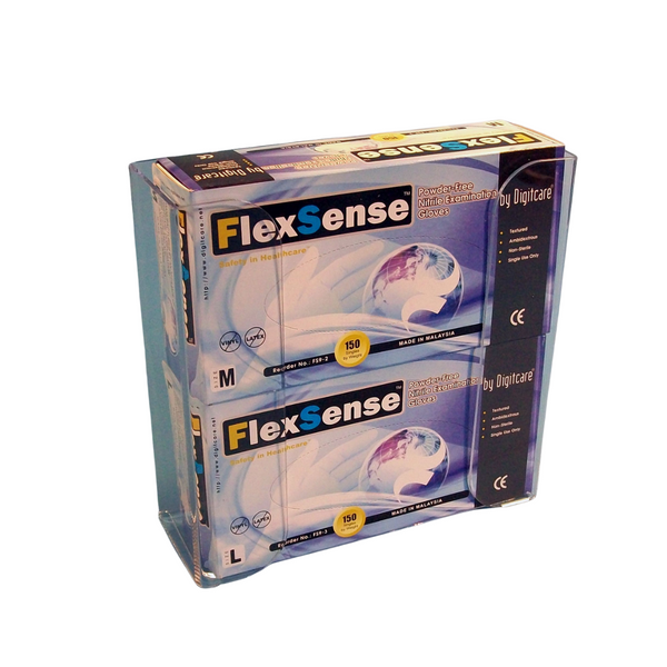 Exam Glove Box Dispensers, 10"W x 10"H x 3.5"D, Holds Two Box, Price for 5, SC-EBD-2000