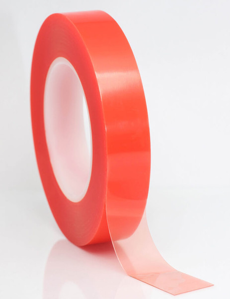 Cleanroom Tape:. Double Sided w/Liner, Permanent Acrylic Adhesive, ISO 4 to ISO 6, Multiple Sizes,  WW-1510CL-P3D