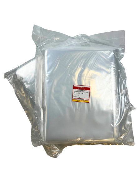 Cleanroom Bags: LDPE Polyethylene, 16" x 24",  2.0 mil, Level 100, 100/Pack, CFB-1000-1624-2Mil