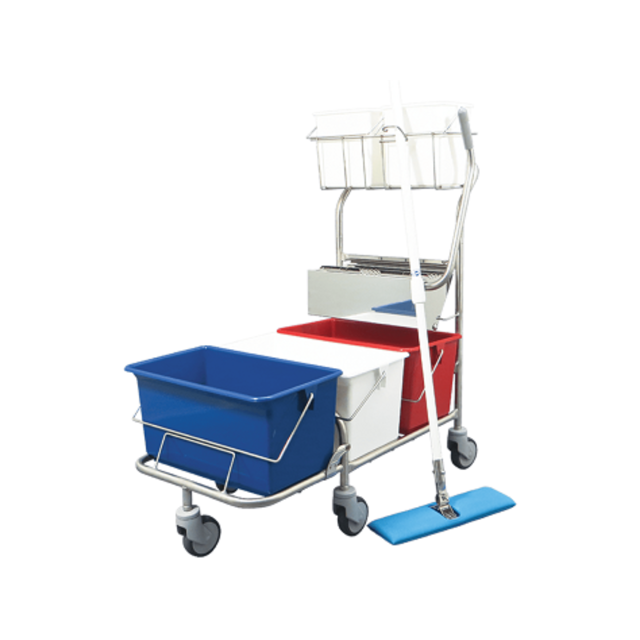 Stainless Steel Cleaning Carts