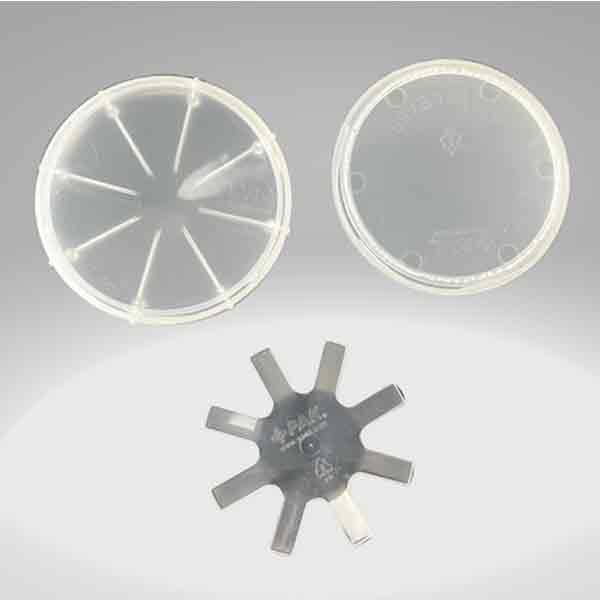 Coin Wafer Shippers Fits 2.5" (63mm) Wafer, Translucent Polypropylene, Sold in Pack of 10