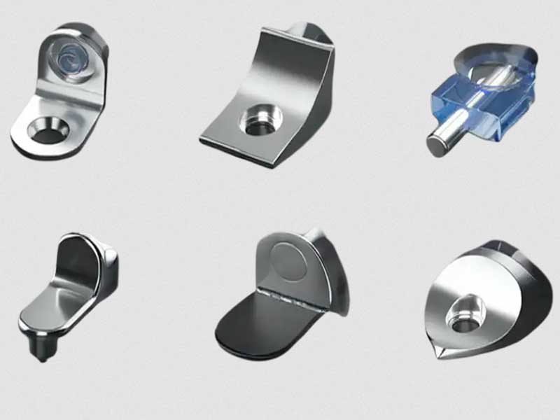 Replacement Shelf Clips for Adjustable Wire Shelving &ndash; 4 Pack Shelf Support Accessories